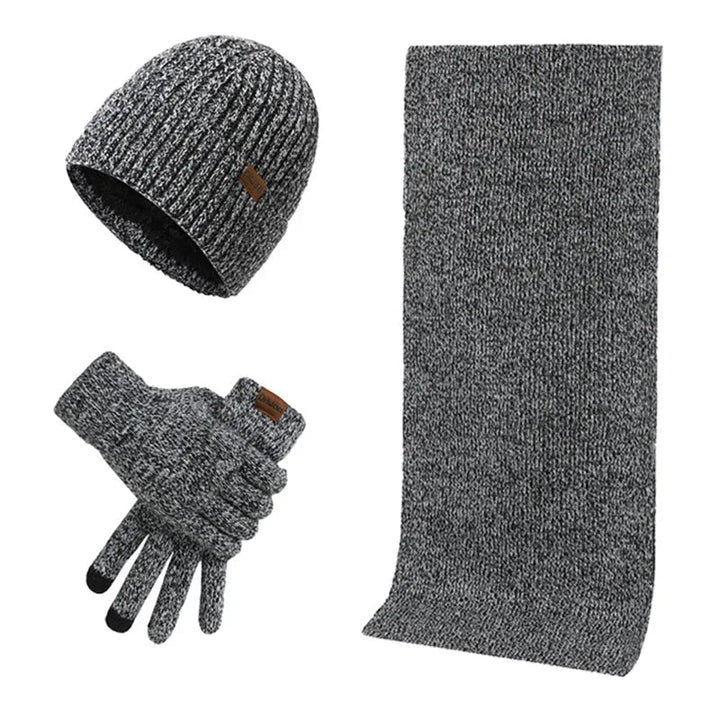 Winter Set with Beanie, Scarf, and Gloves for Adults | Ideal for Cold Days