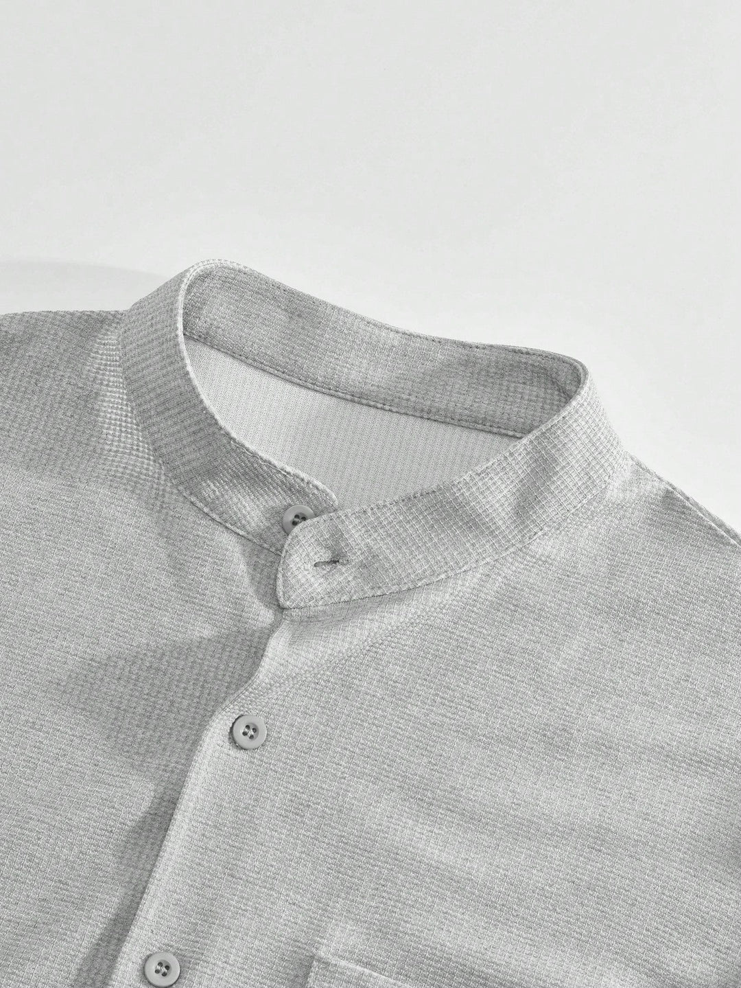 Men's High Collar Shirt and Pants Set | Ideal for All Seasons