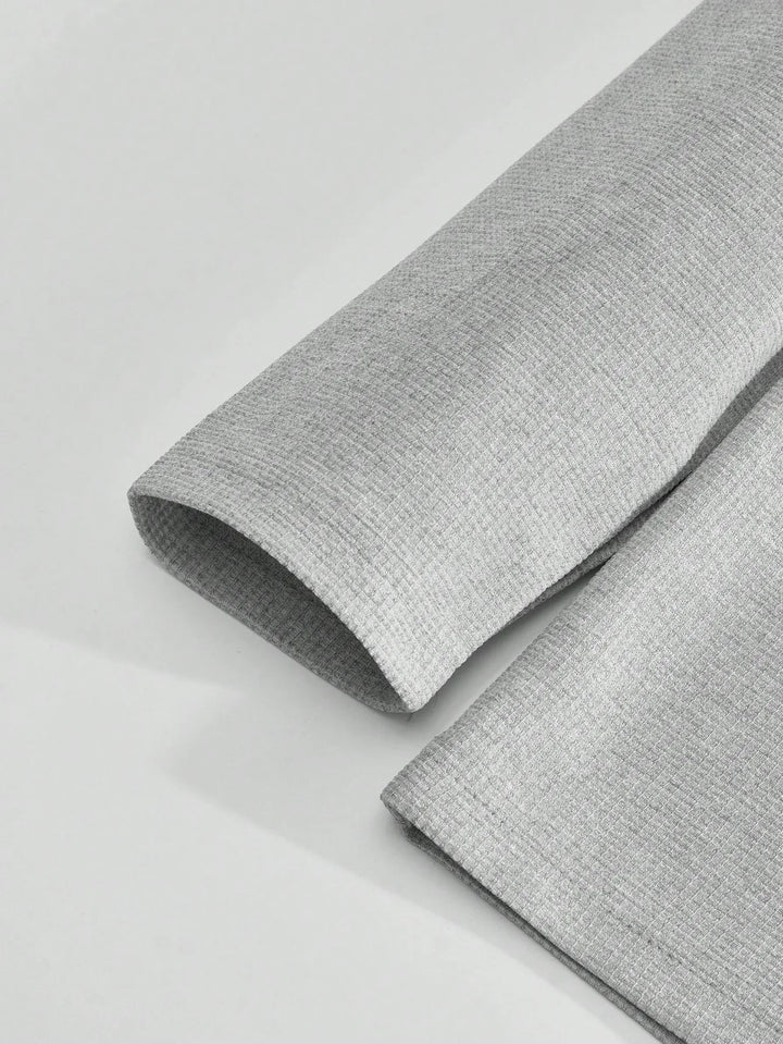 Men's High Collar Shirt and Pants Set | Ideal for All Seasons