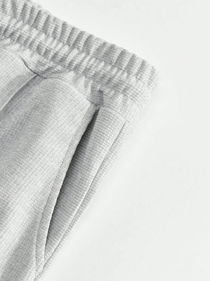 Men's High Collar Shirt and Pants Set | Ideal for All Seasons