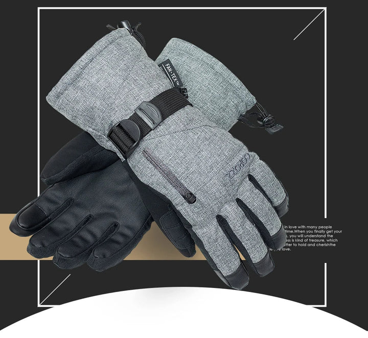 Touchscreen Gloves with Cold Protection for Men | Ideal for Outdoor Winter Activities