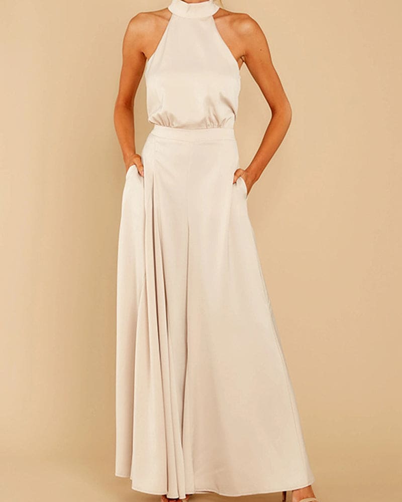 Ivy Manhattan | Sloan Elegant Flared Jumpsuit