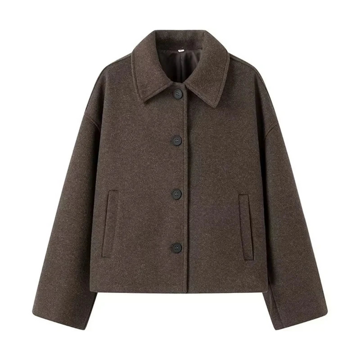 Catrin | Oversized and Warm Buttoned Coat for Women
