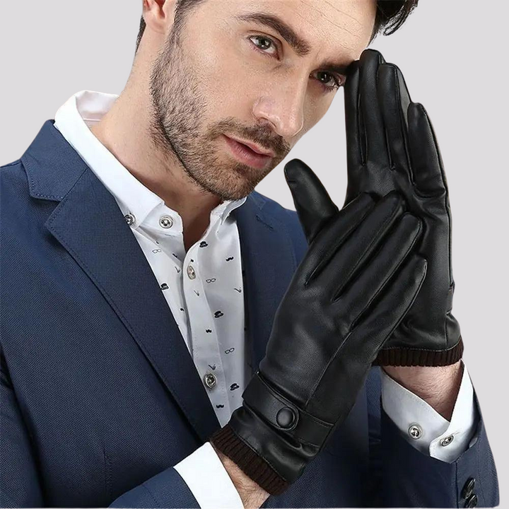 Men's Fitted Gloves with Classic Design | Ideal for the Autumn Season