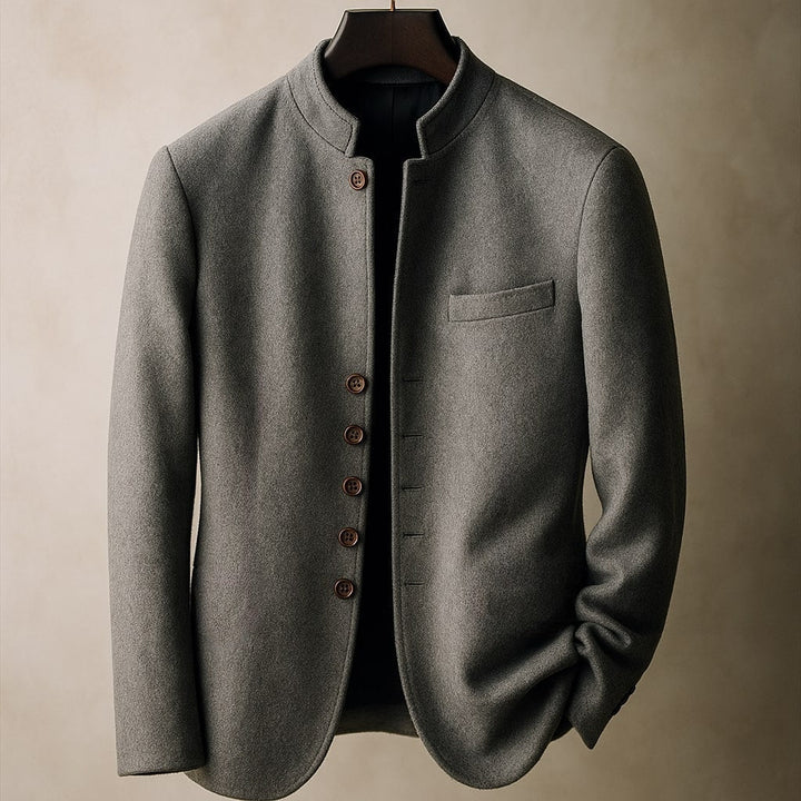 Ivy Manhattan | WOOL JACKET STRAIGHT COLLAR