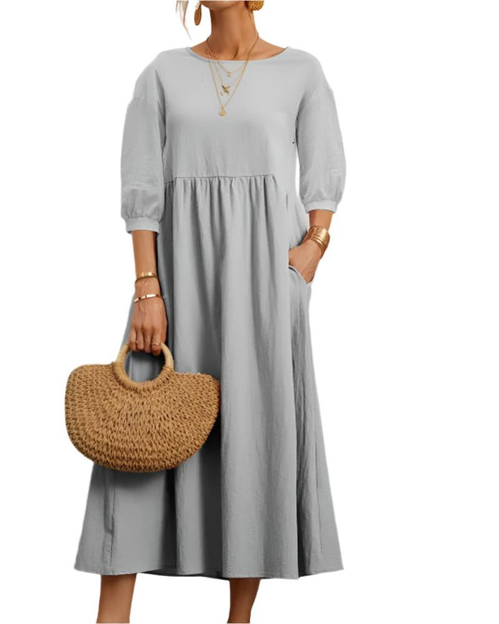 Ivy Manhattan | Flore Cotton Linen Dress