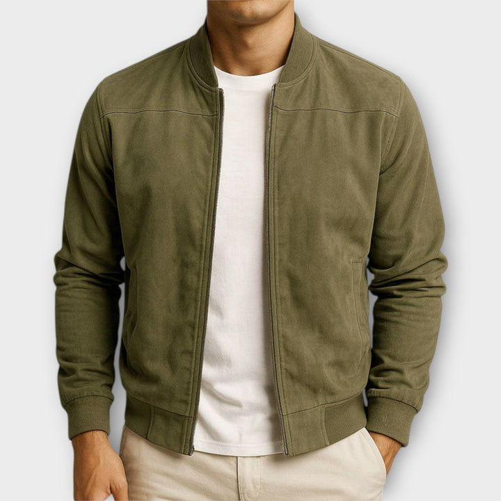 Ivy Manhattan | S SUEDE LEATHER BOMBER