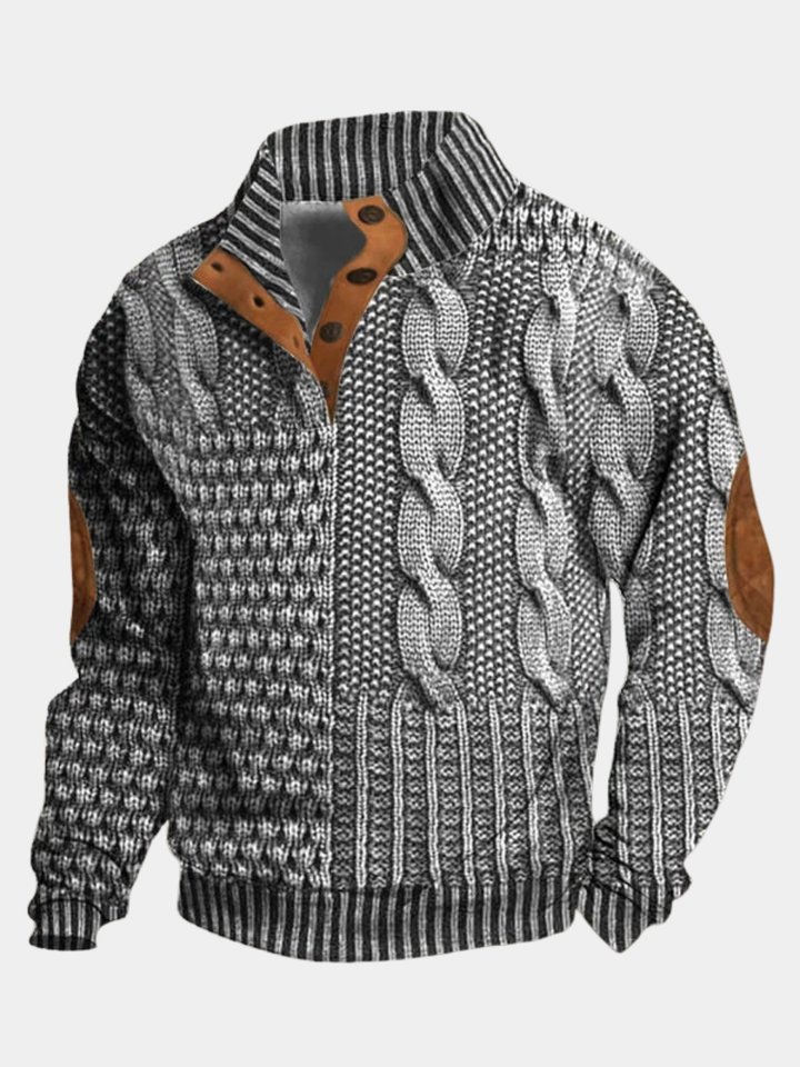 NICK | WARM PATTERNED PULLOVER