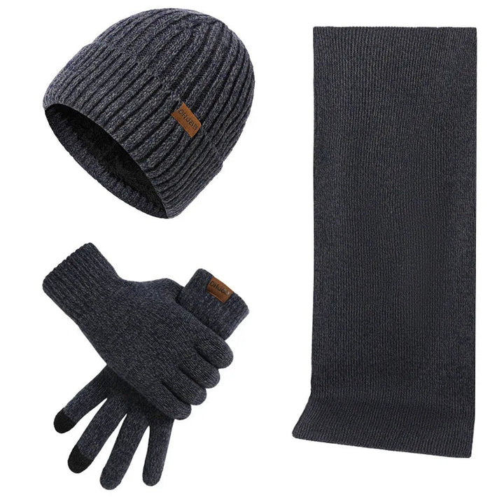 Winter Set with Beanie, Scarf, and Gloves for Adults | Ideal for Cold Days