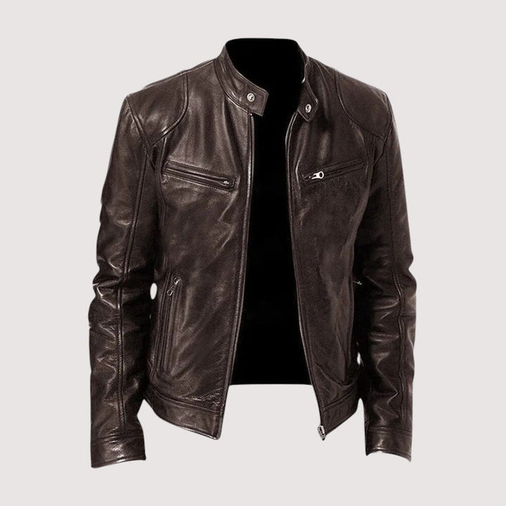 DUMONT LYON | ELEGANT HIGH-END LEATHER JACKET FOR MEN