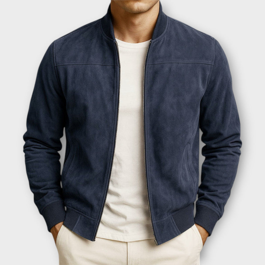 Ivy Manhattan | S SUEDE LEATHER BOMBER