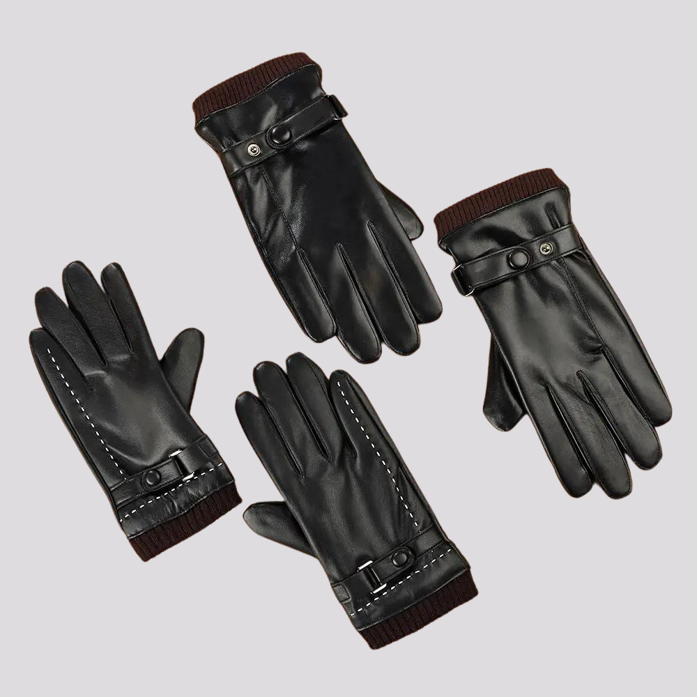 Men's Fitted Gloves with Classic Design | Ideal for the Autumn Season