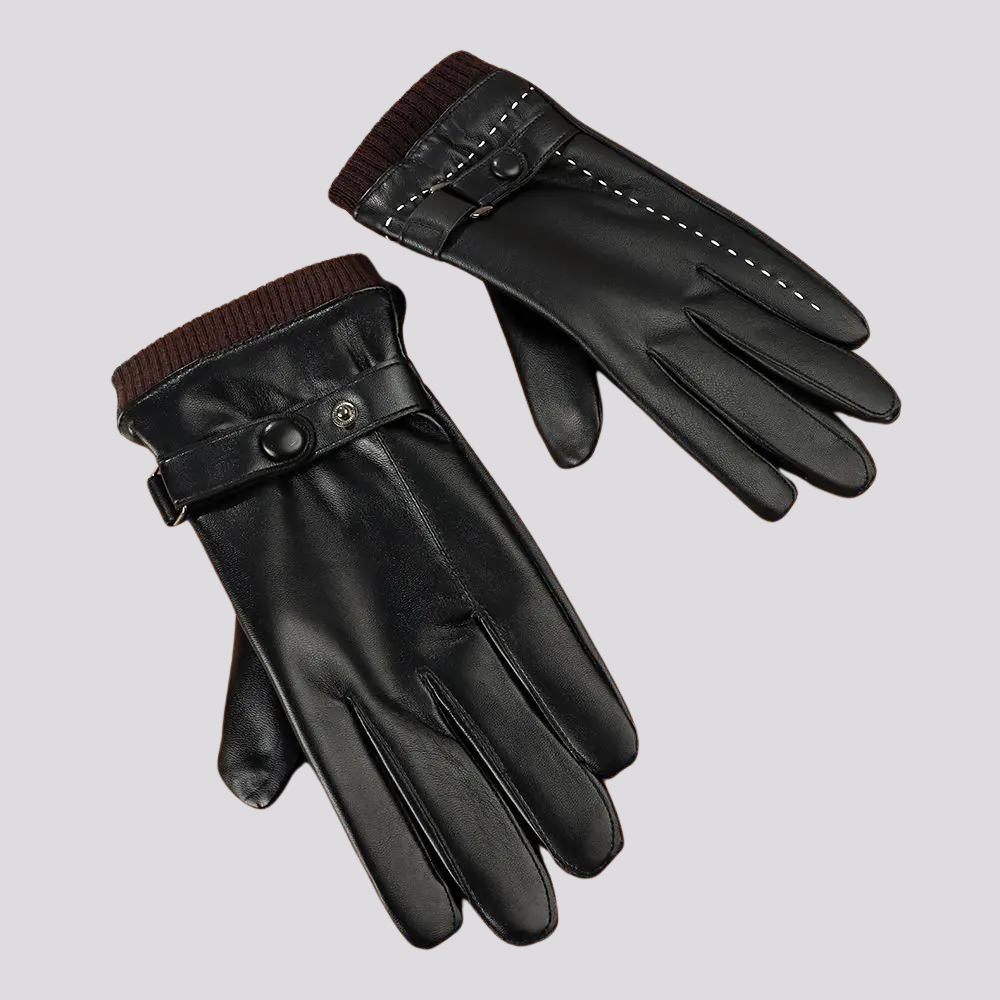 Men's Fitted Gloves with Classic Design | Ideal for the Autumn Season