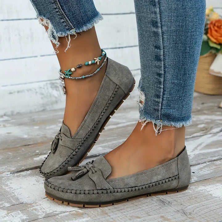 Reagan - Classic Bow Loafers