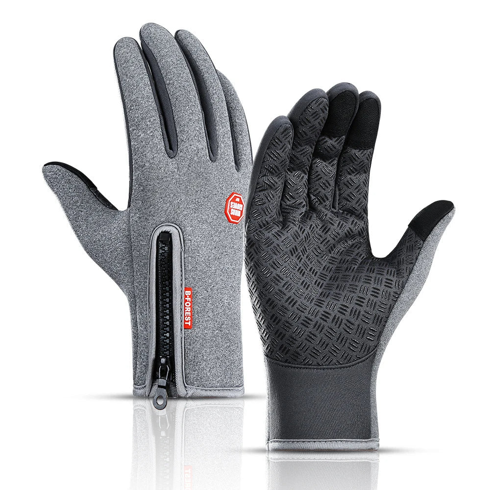 Ivy Manhattan | Touchscreen Gloves Zipper Adults