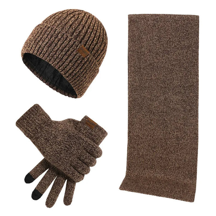Winter Set with Beanie, Scarf, and Gloves for Adults | Ideal for Cold Days