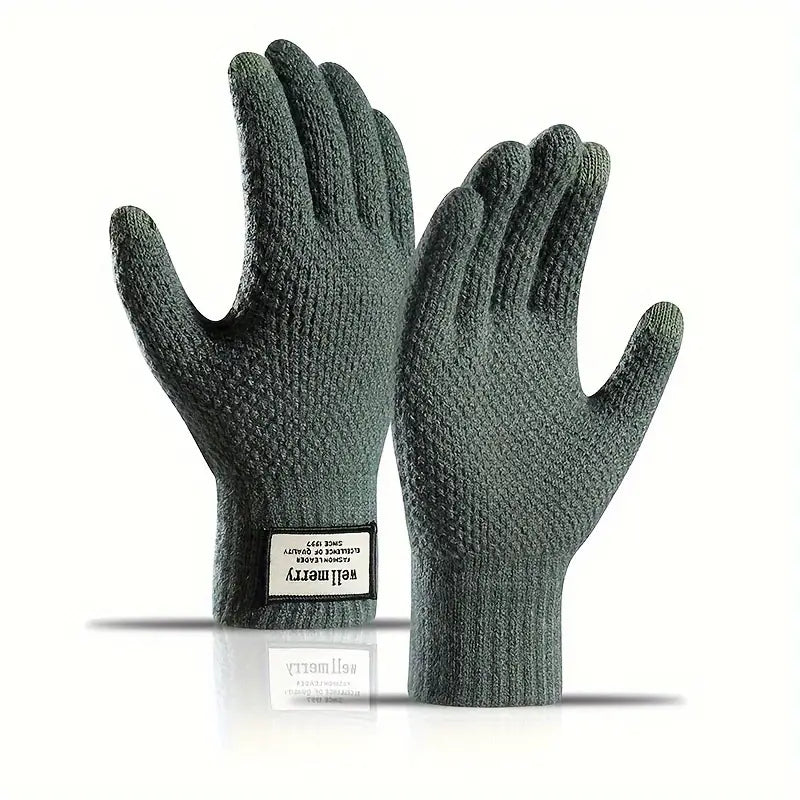 Knitted Touchscreen Gloves for Women and Men | Ideal for Winter