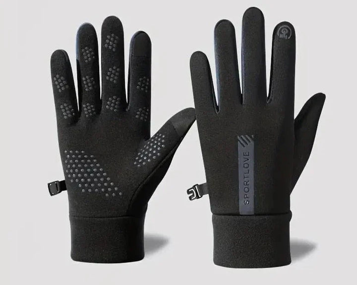 Silicone Grip Gloves with Touch Function for Outdoor Activities | Ideal for Winter