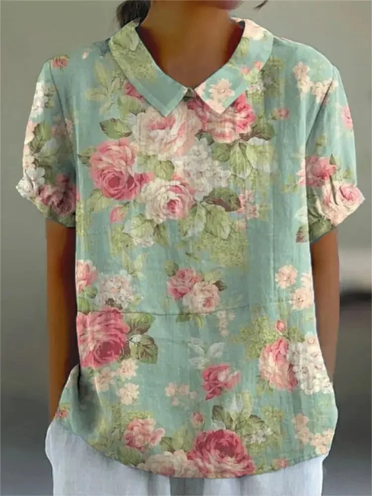 Anisa | RETRO FLORAL SHIRT