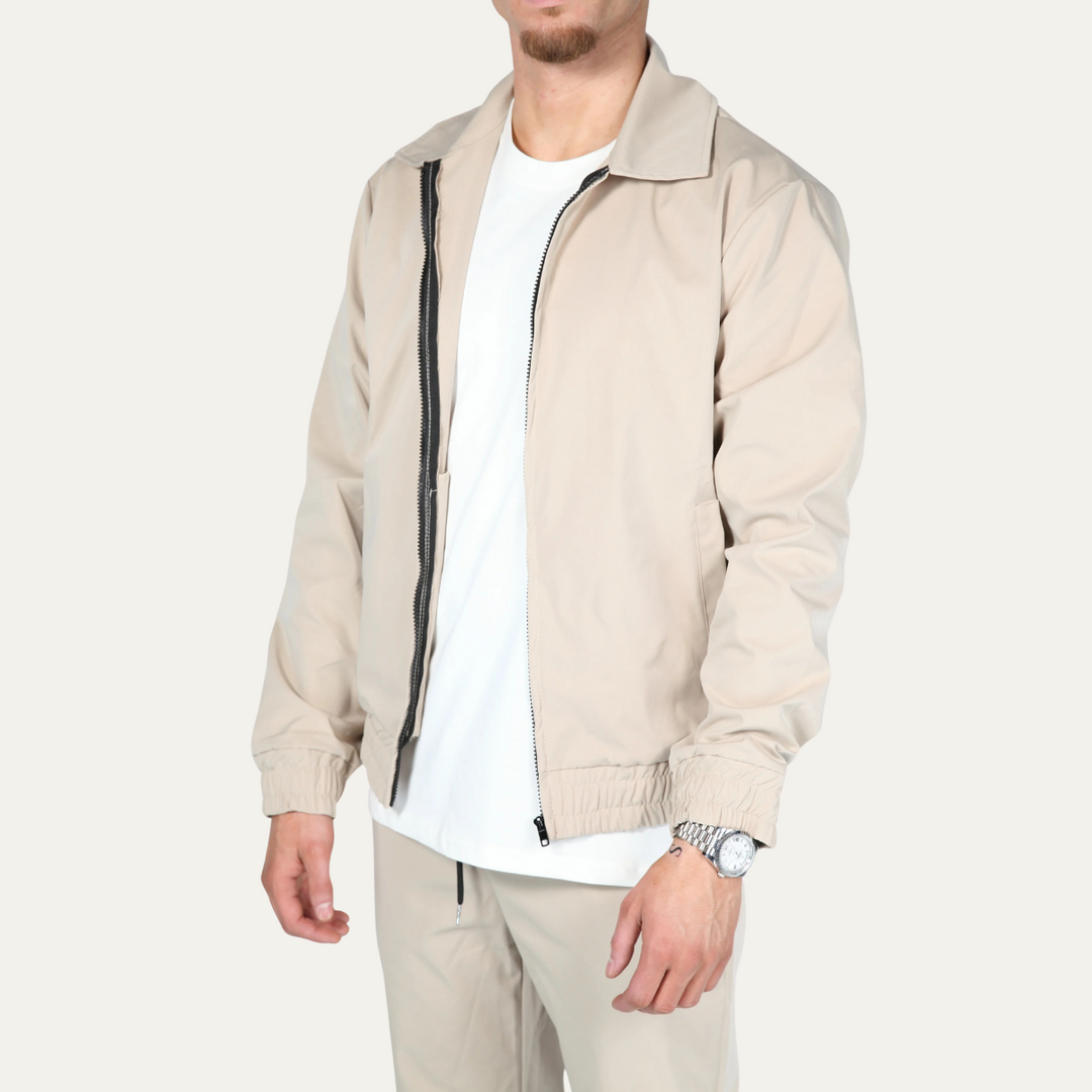 Coordinated Set with Lightweight Jacket and Pants for Men | Ideal for Casual Outings or Travel