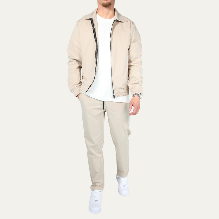 Coordinated Set with Lightweight Jacket and Pants for Men | Ideal for Casual Outings or Travel