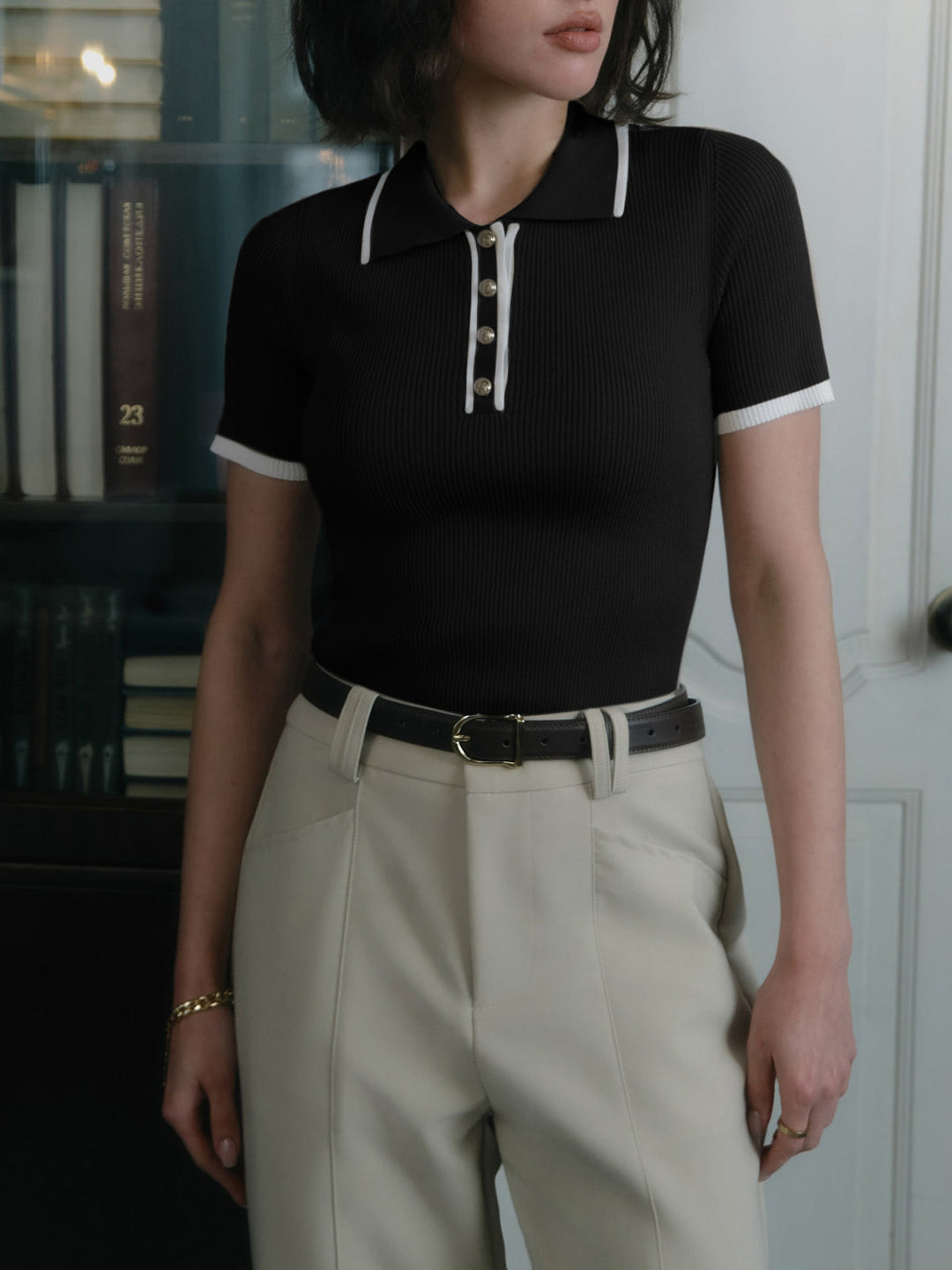 Ivy Manhattan | Danica Classic Ribbed Polo