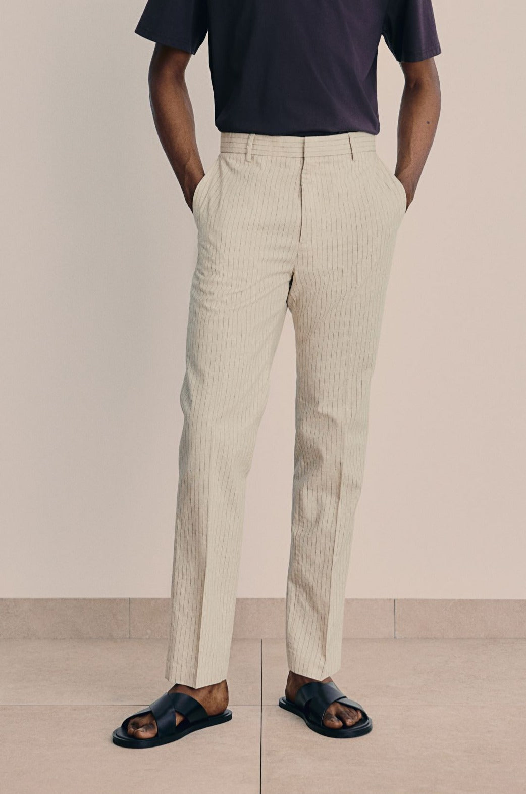 Ivy Manhattan | Striped Suit Pants Ideal