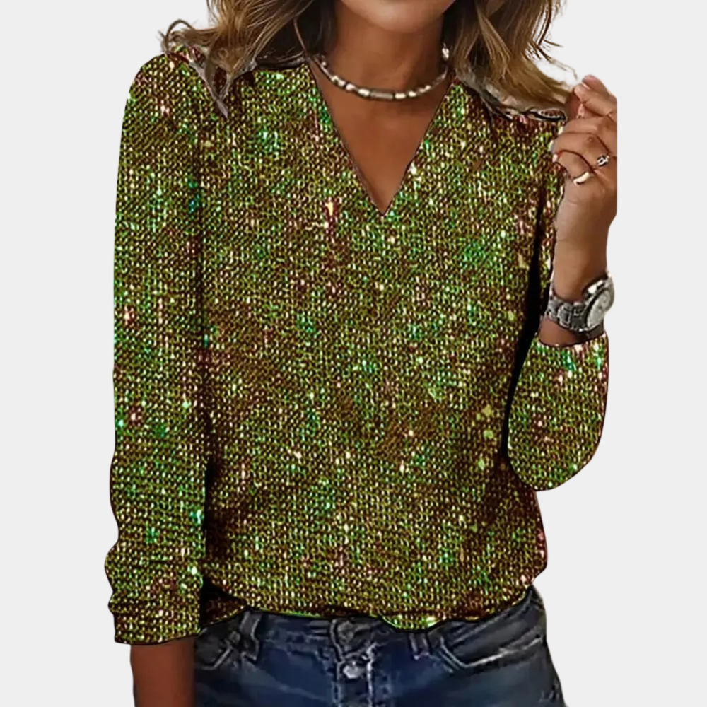Ivy Manhattan | Francis Sparkling Glitter Top