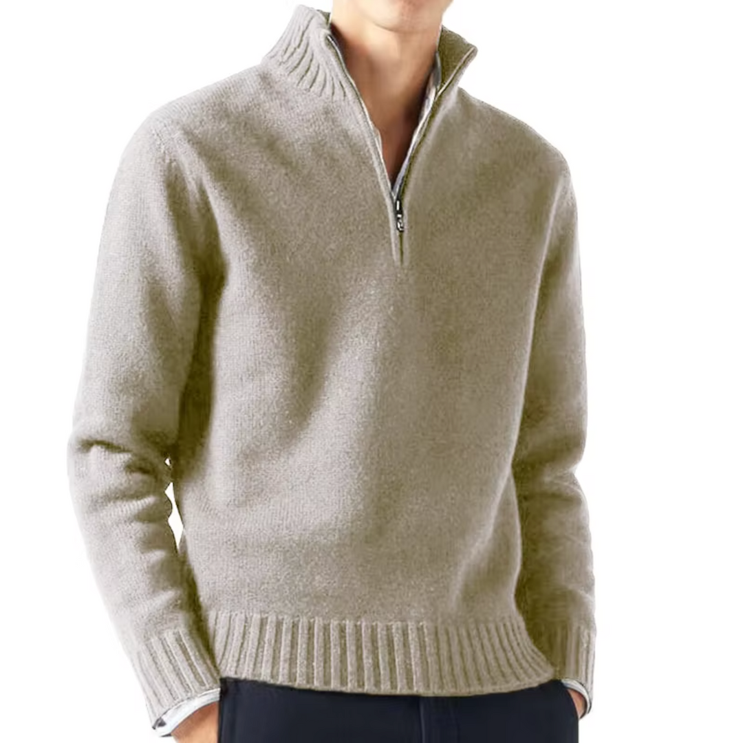 DUMONT LYON | WOOL DOLCEVITA WITH ZIP FOR MEN