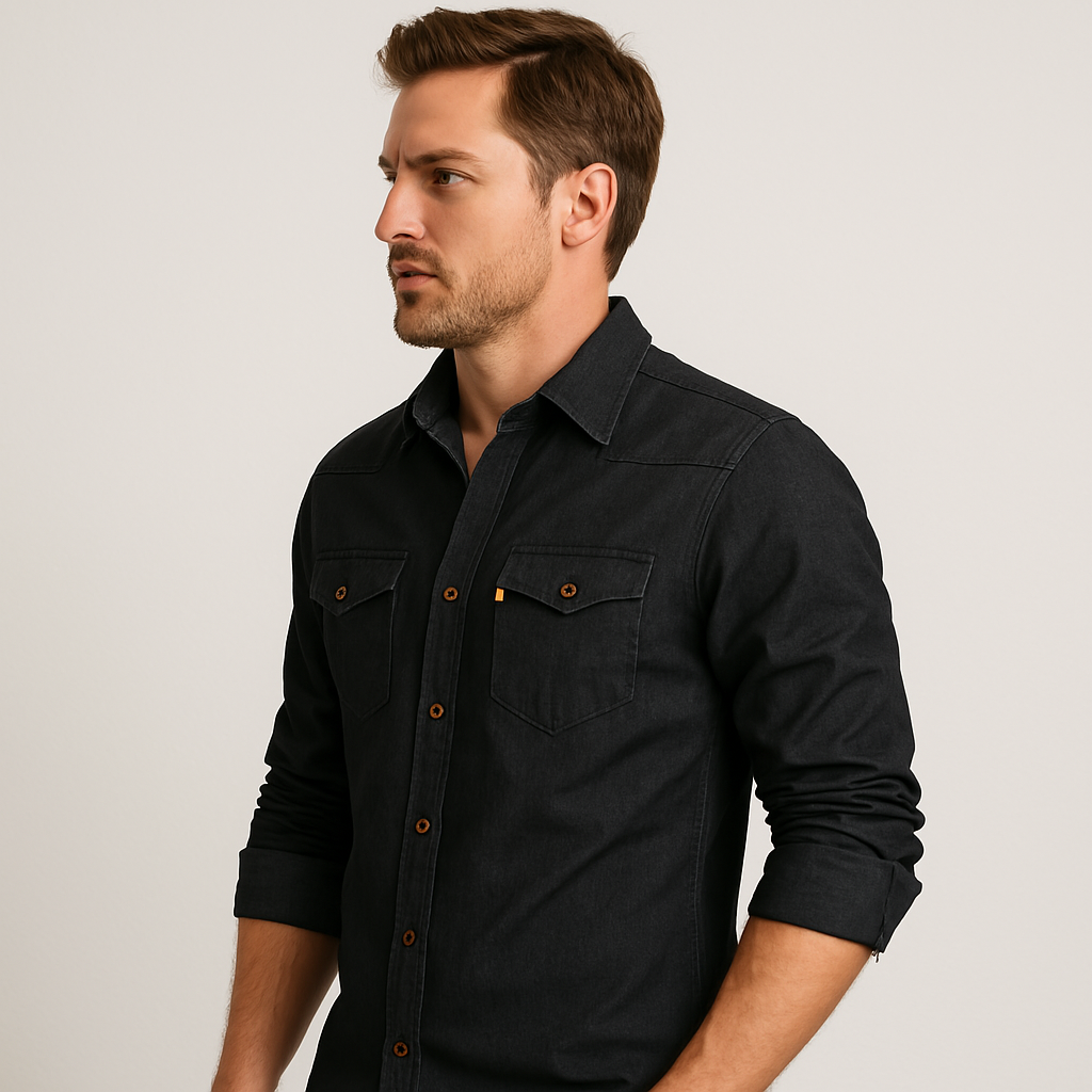 Ivy Manhattan | SLIM DENIM SHIRT