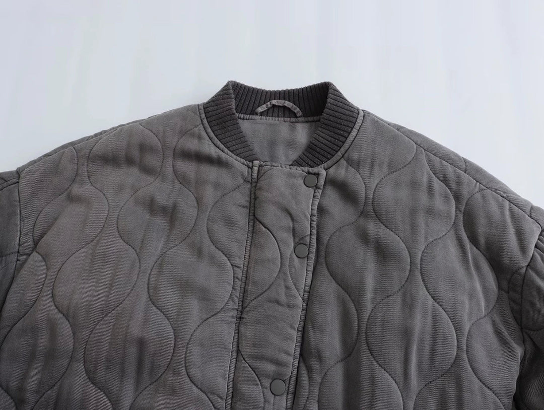 Ivy Manhattan | Ribbed Bomber Jacket