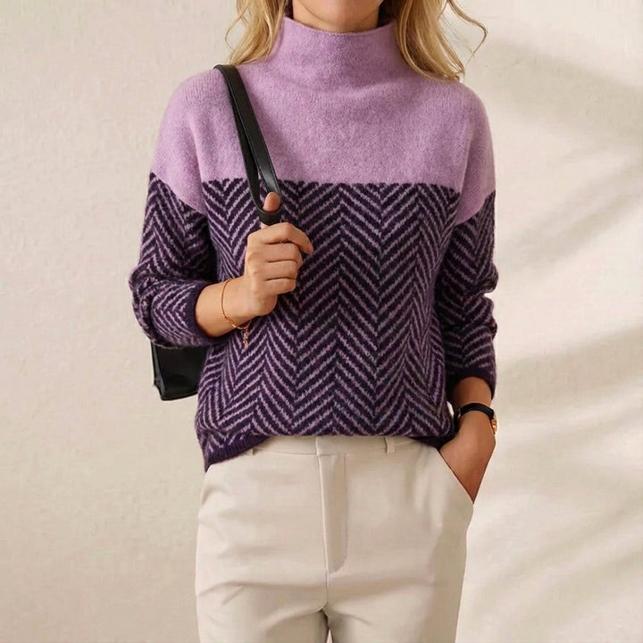 Ivy Manhattan | Cotton Turtleneck Sweater Dark