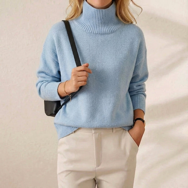 Ivy Manhattan | Cotton Turtleneck Sweater in