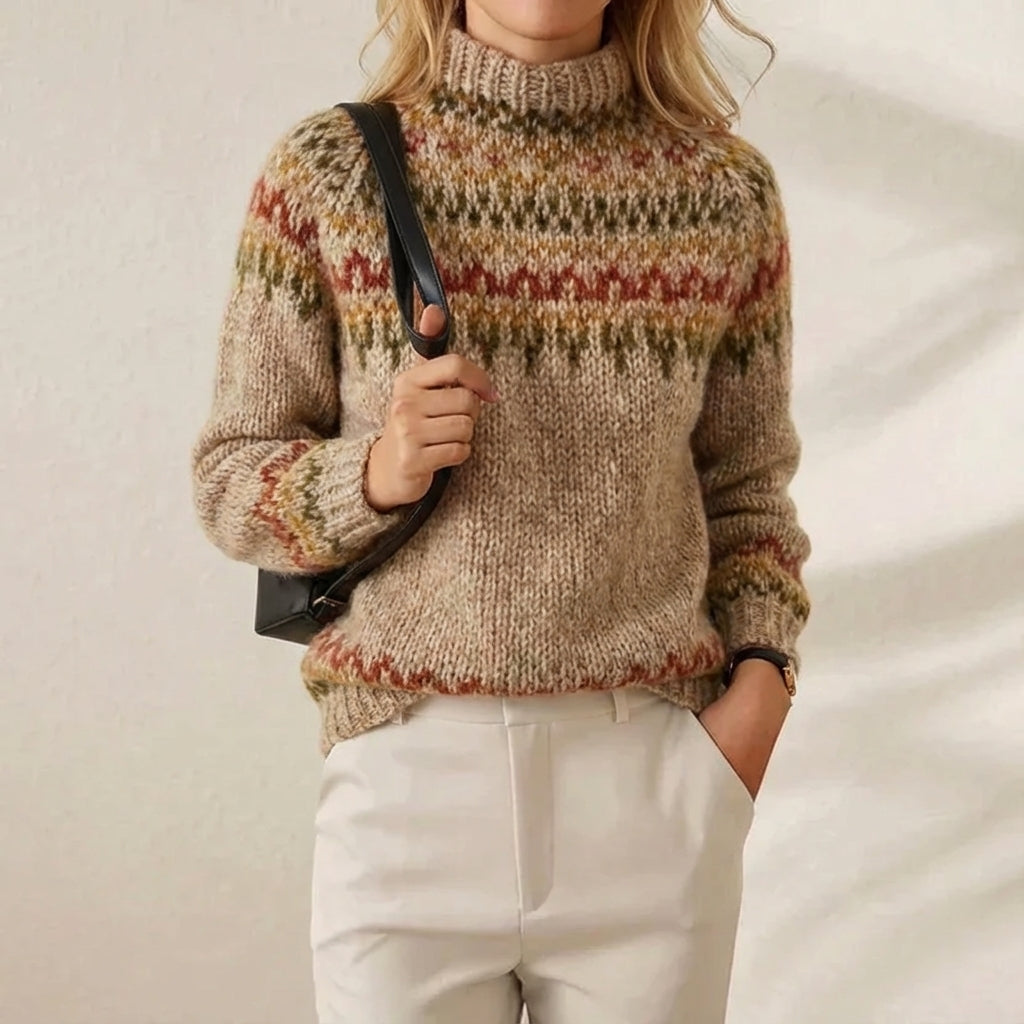 Ivy Manhattan | Cotton Sweater Brown Fair