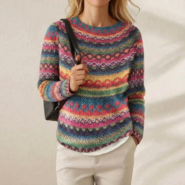 Ivy Manhattan | Cotton Sweater Rainbow Fair