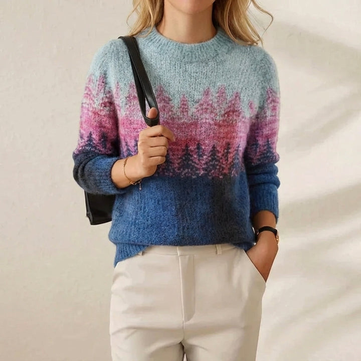 Ivy Manhattan | Cotton Sweater Ombre Gradient