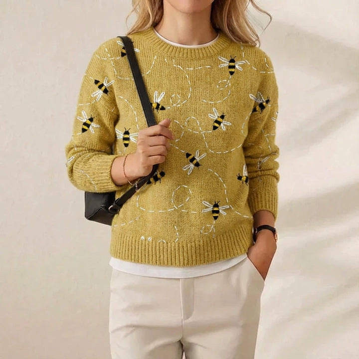 Ivy Manhattan | Cotton Sweater Mustard Yellow