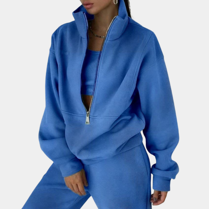 Elsa | Women's Zip-Up Sweatshirt Lounge Set