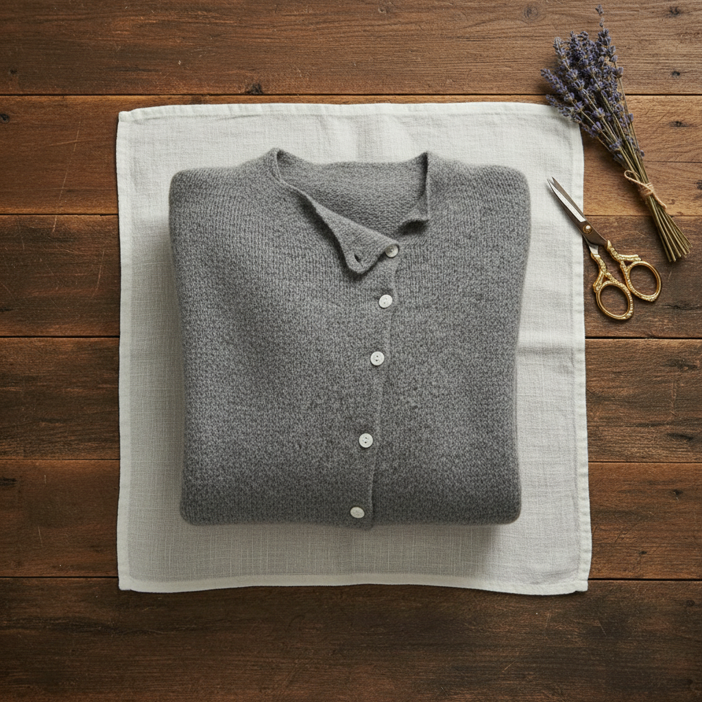 Ivy Manhattan | Cotton Button Cardigan Gray