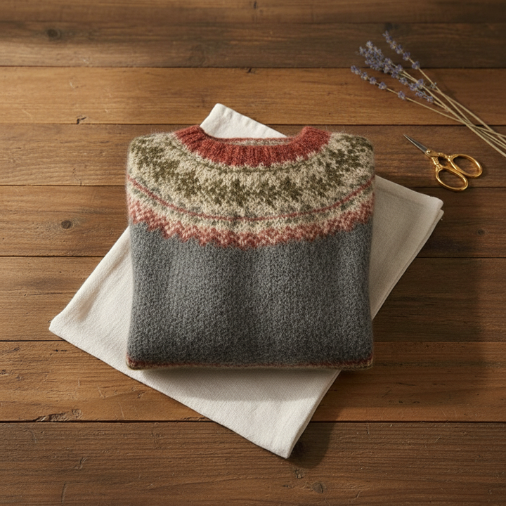 Ivy Manhattan | Cotton Sweater Mountain Patterns