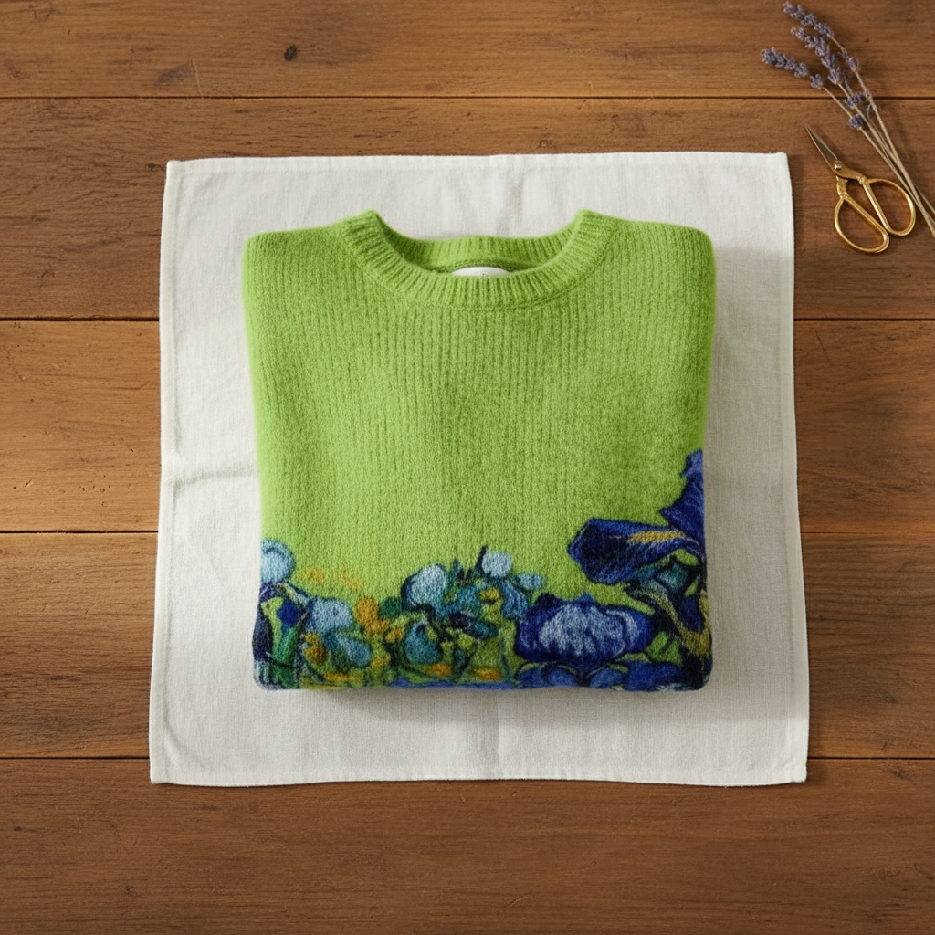 Ivy Manhattan | Cotton Sweater Green Blue