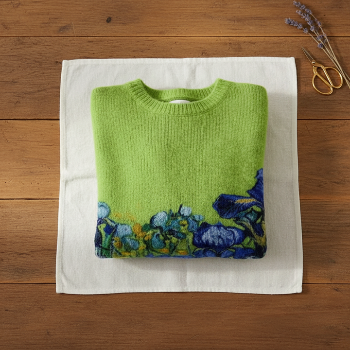 Ivy Manhattan | Cotton Sweater Green Blue