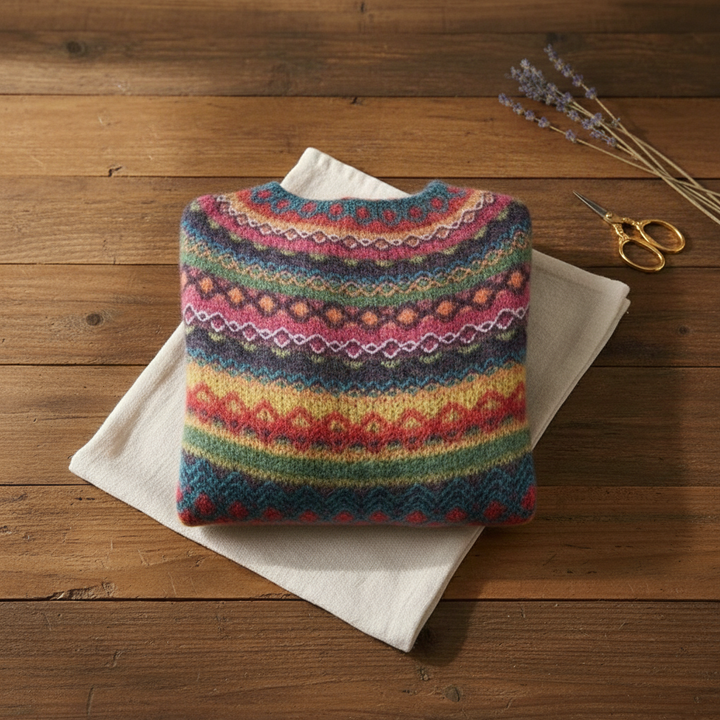 Ivy Manhattan | Cotton Sweater Rainbow Fair