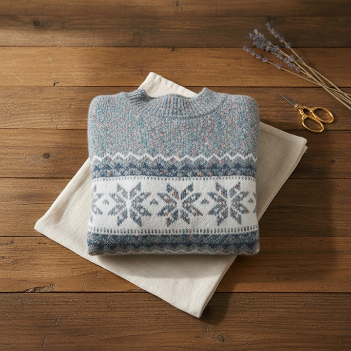 Ivy Manhattan | Cotton Sweater Light Blue