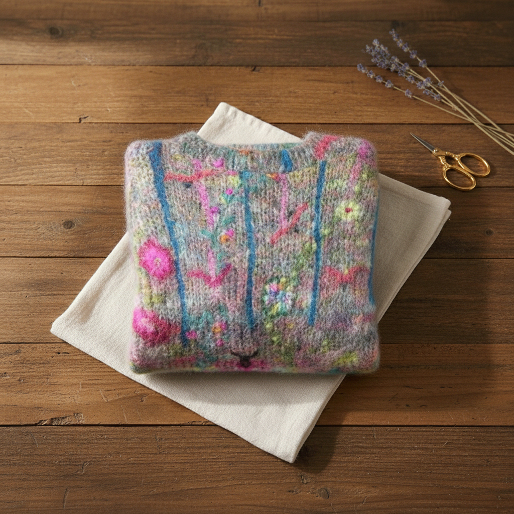 Ivy Manhattan | Cotton Sweater Abstract Pattern