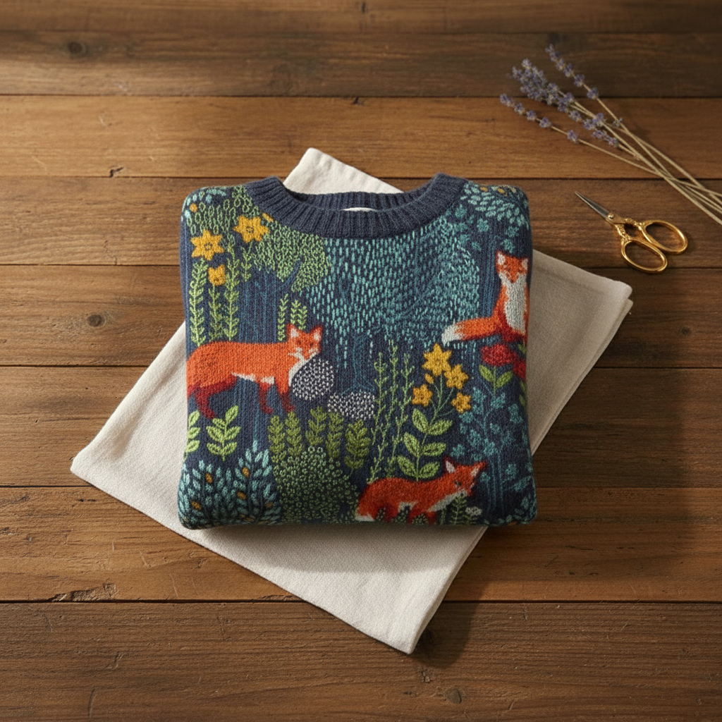 Ivy Manhattan | Cotton Sweater Navy Blue