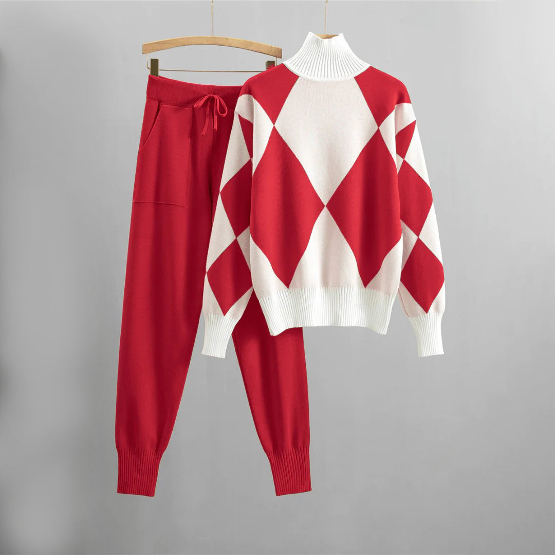 Malene | Women's High Neck Two-Piece Tracksuit