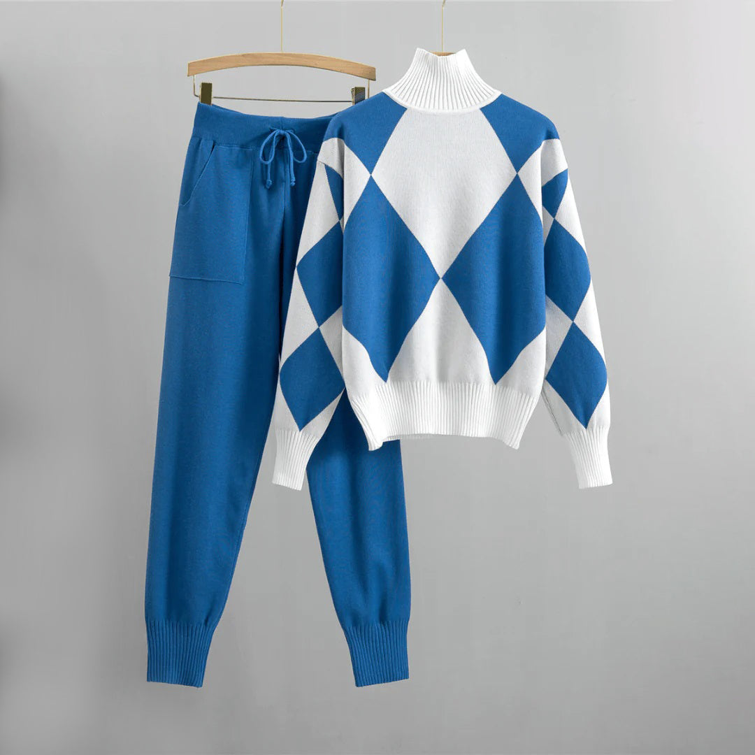 Malene | Women's High Neck Two-Piece Tracksuit