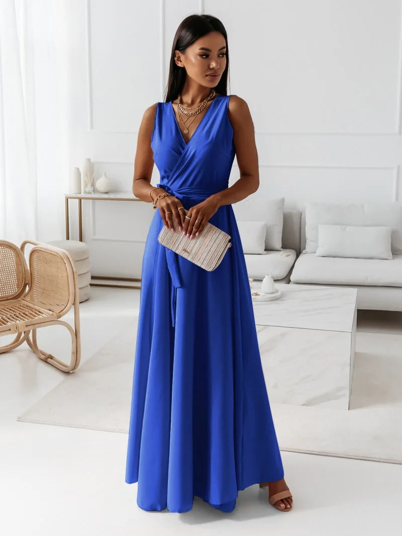Ivy Manhattan | Annabelle Solid Long Dress
