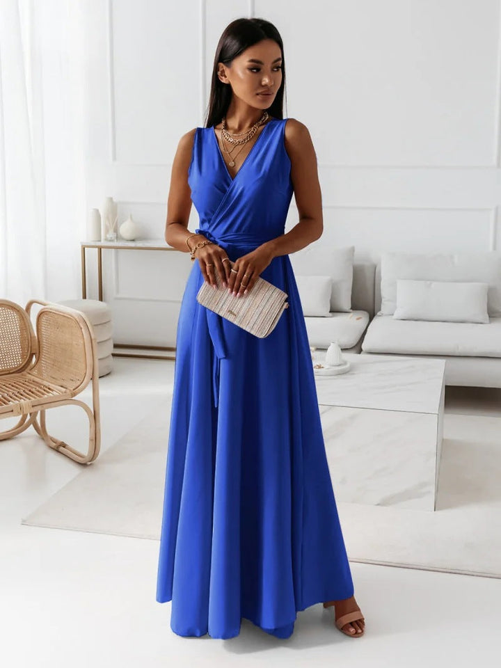 Ivy Manhattan | Annabelle Solid Long Dress